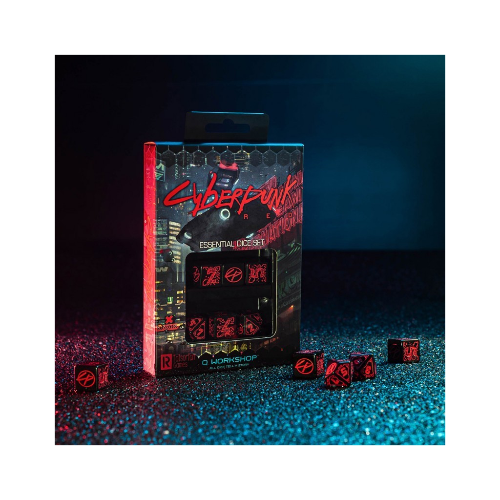 Cyberpunk Red Essential Dice Set (4D6 & 2D10)