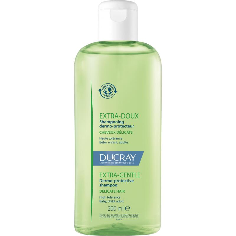 Shampooing dermo-protecteur Ducray Extra-doux - Flacon de 200 ml