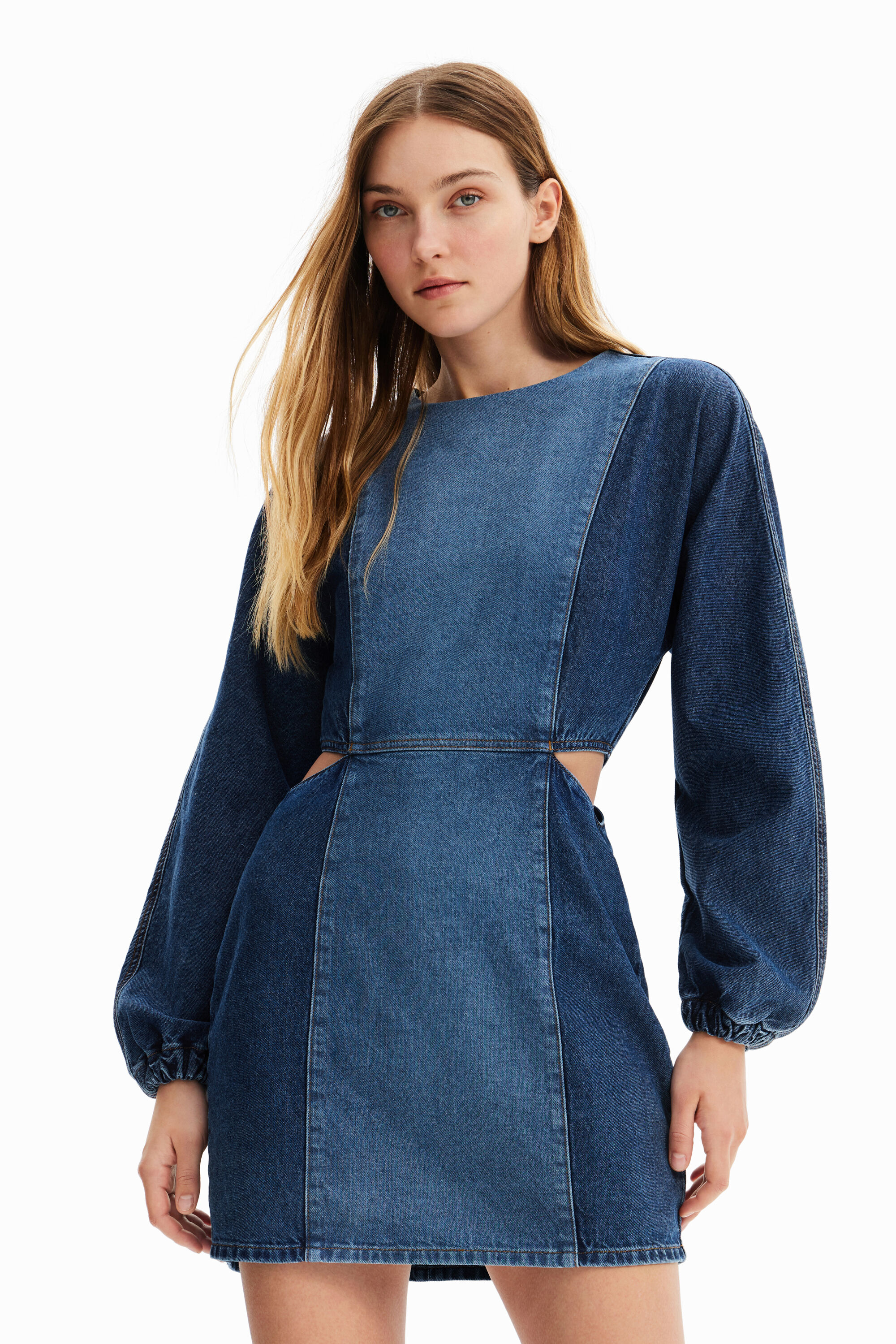 Robe découpes Circular Denim