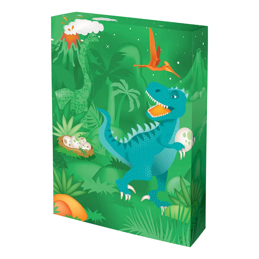BOX CANDIY Scratch Art Lantern - Totally Twilight Dinosaur - 1 stk