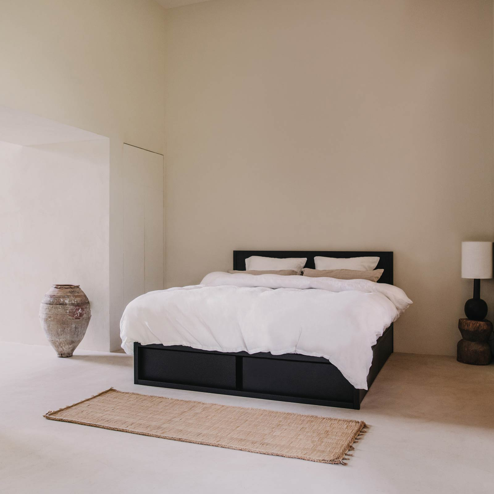 Lade voor bedframe °01 en °02 | Zwart Voor 140 x 210 cm (per stuk)
