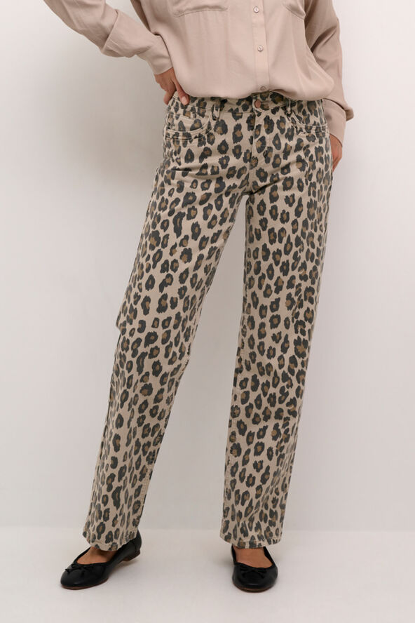 Cream CRLeona Jeans - Coco Fit Leopard mix