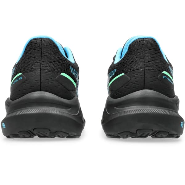 Chaussure running ASICS GT-1000 13 GS BLACK/DIGITAL AQUA