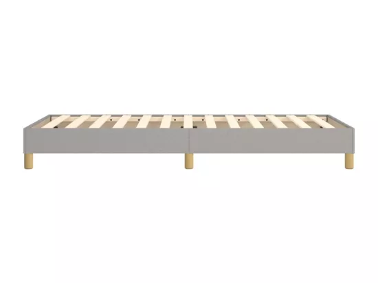 Sommier à lattes de lit Gris clair 100x200 cm Tissu