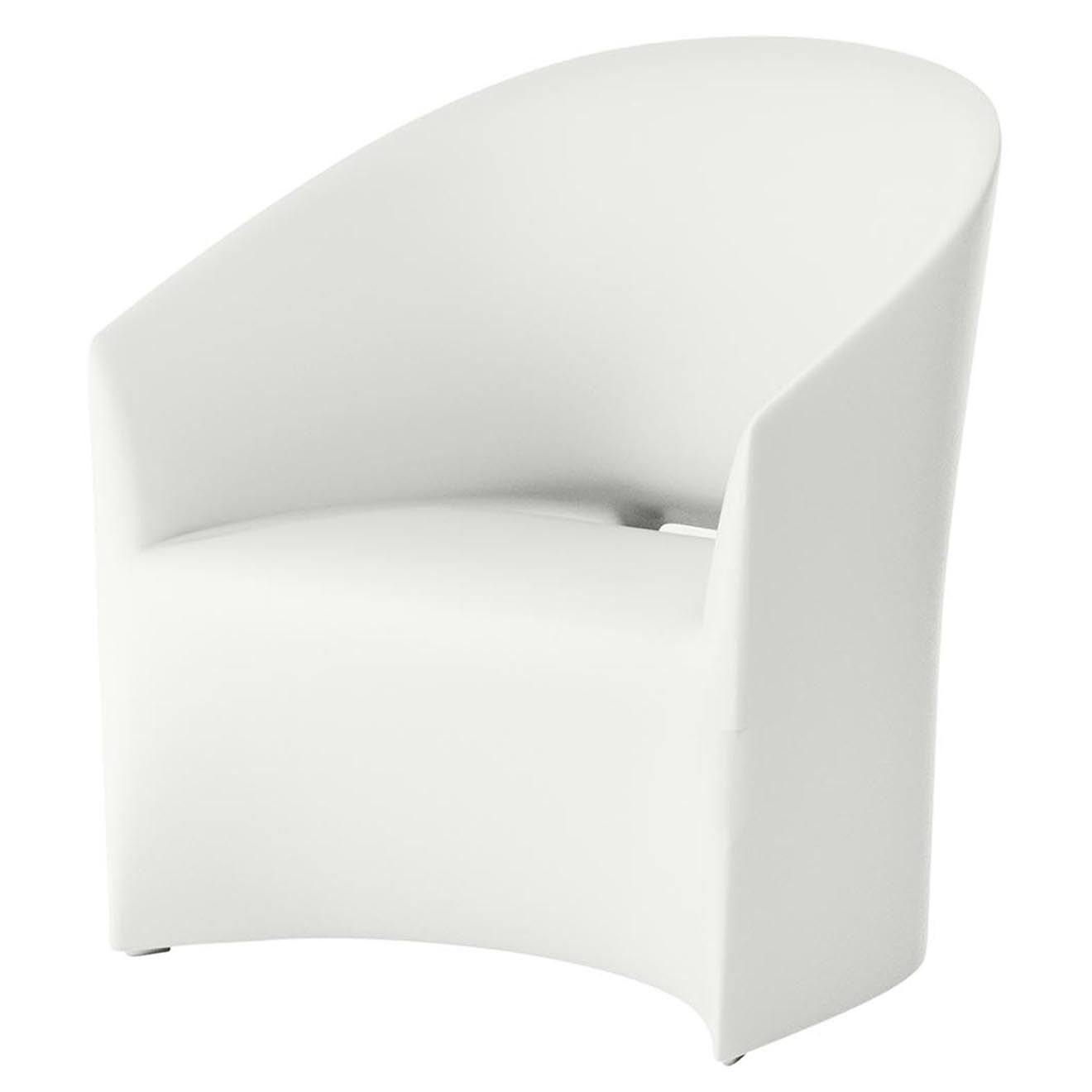 Serralunga Fauteuil Pine Beach Design par Christophe Pillet blanc - 66x76x70 cm