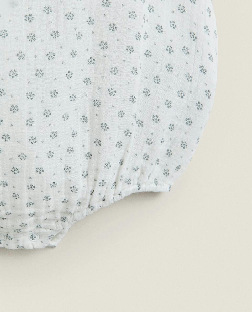Body com estampa floral