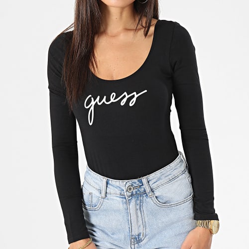 Body Manches Longues Femme O3BM03 Noir