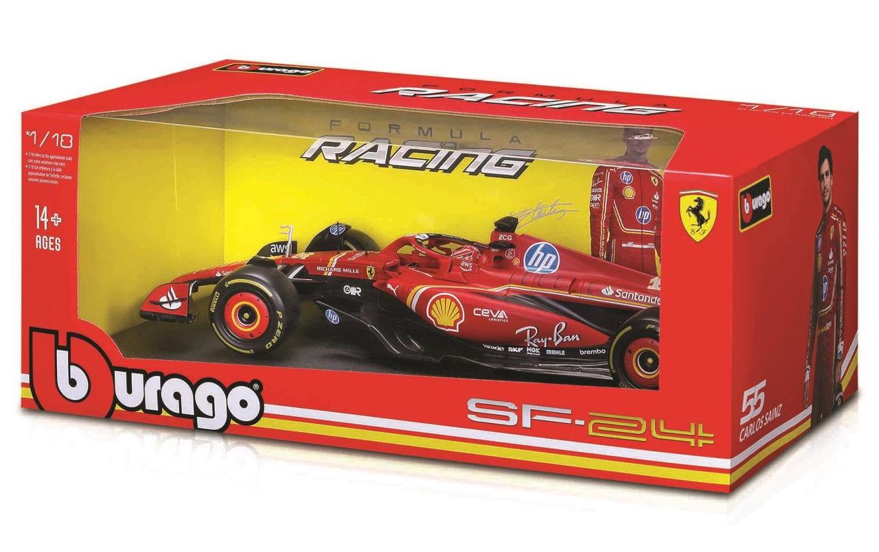 Ferrari F1 SF-24 Leclerc 2024 1:18Sammlermodell im Massstab 1:18