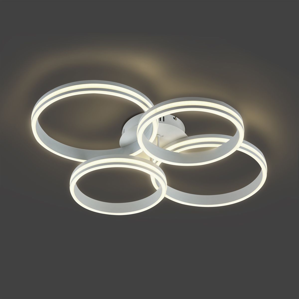 Plafondlamp wit incl. LED 3-staps dimbaar 4-lichts - Navara