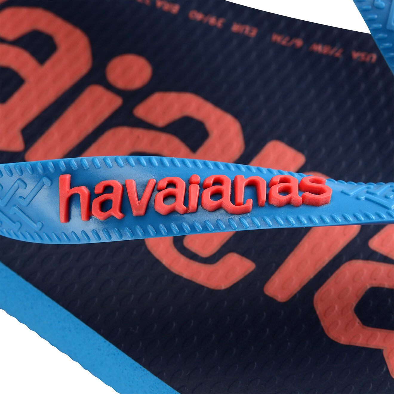 Havaianas Tongs Top Logomania 2 bleu/rouge