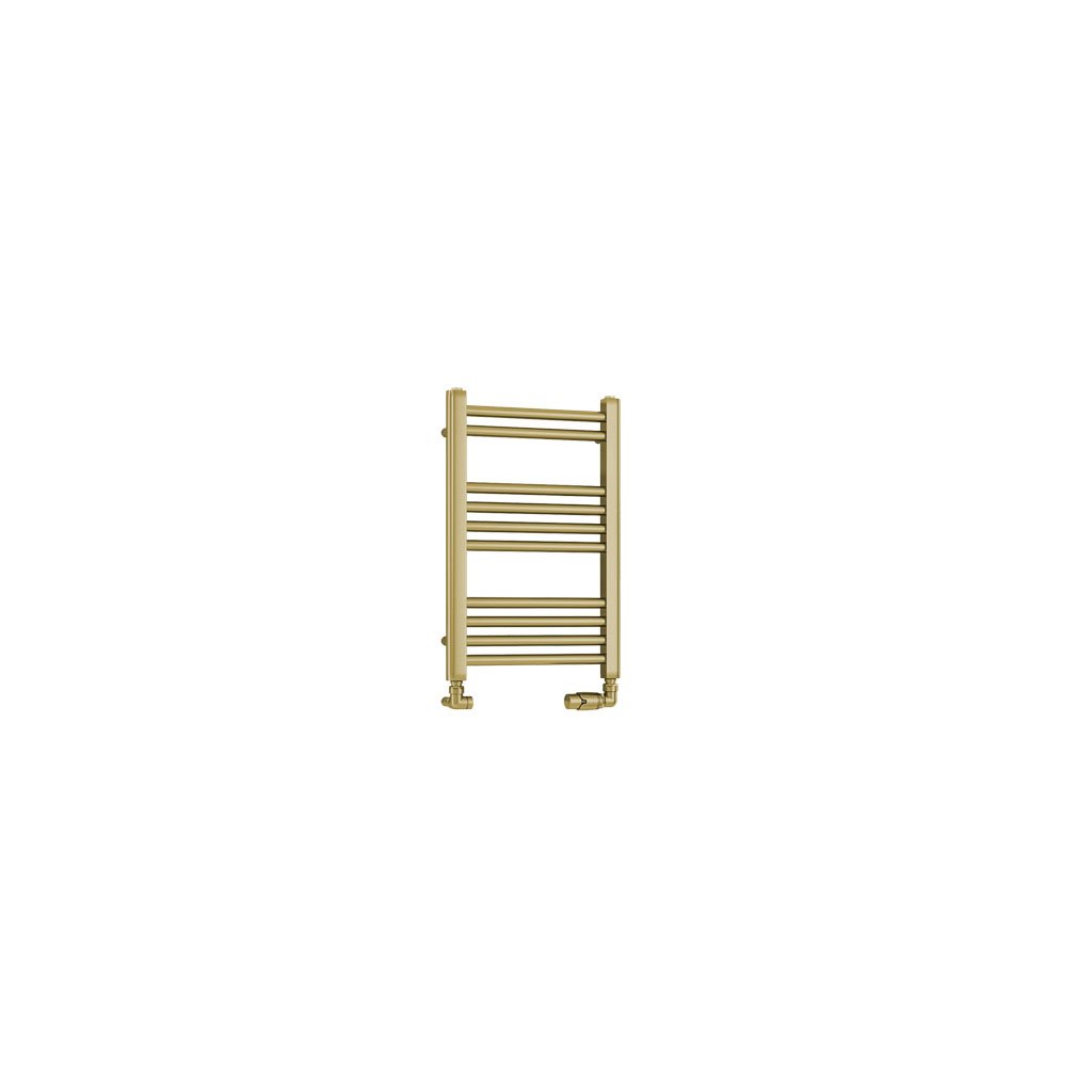 Eastbrook Wendover handdoekradiator 40x60cm 190W messing geborsteld