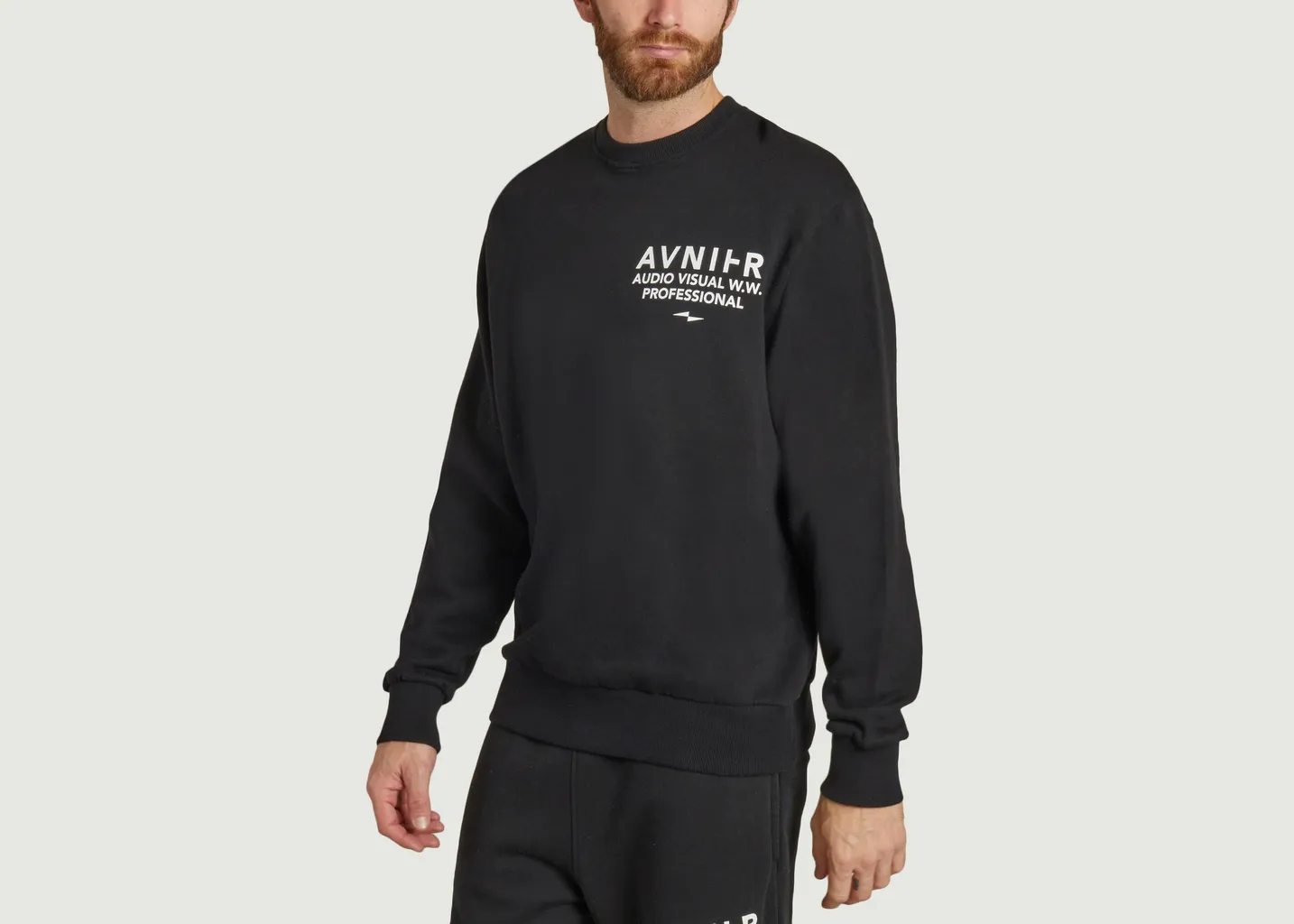 Crewneck Encore Black V3 AVNIER