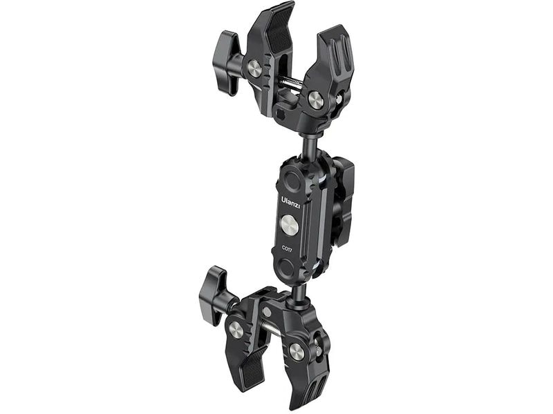 Ulanzi Super-Klemme mit Dual Ballhead Magic Arm Universal Doppelklammer