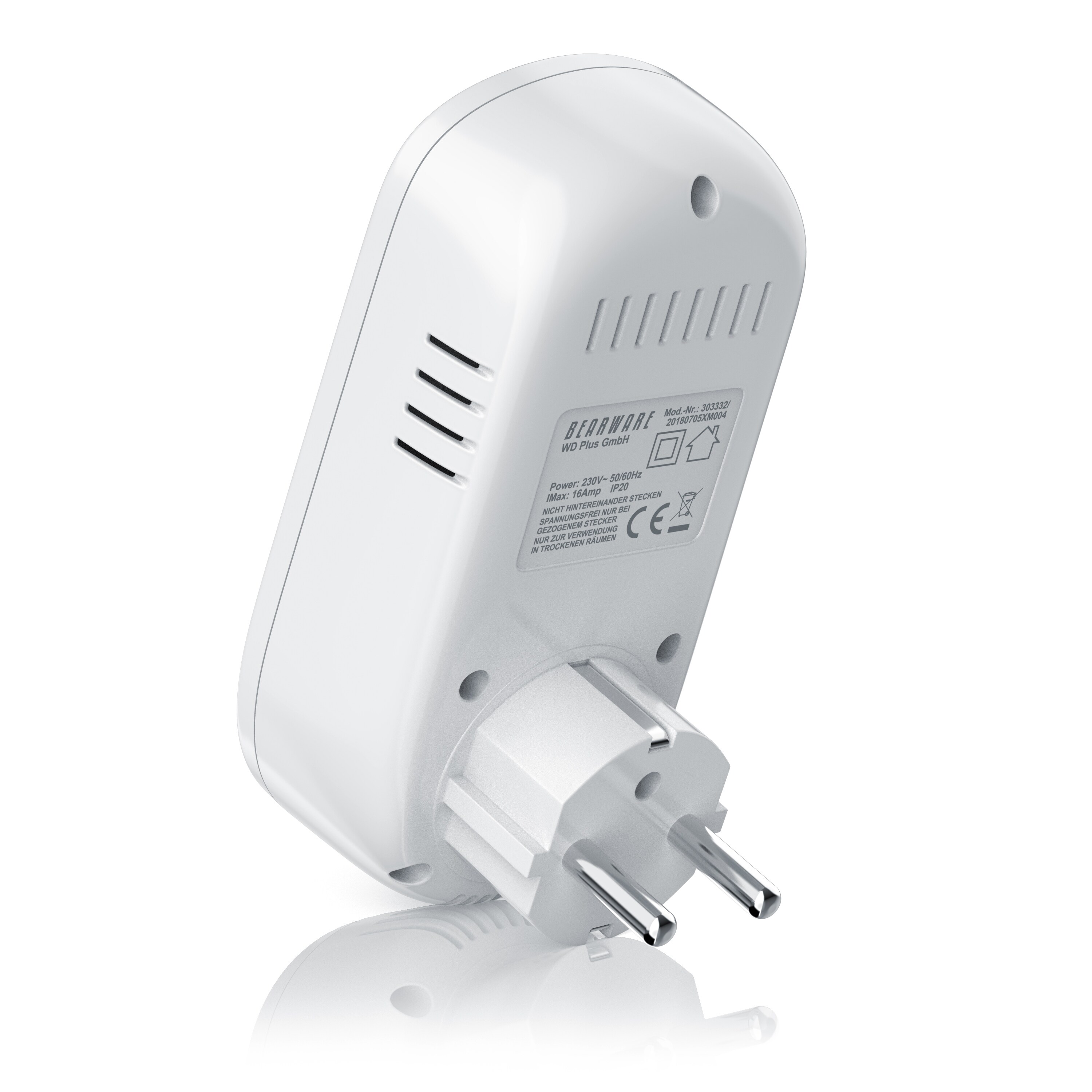 BEARWARE 3x Steckdosen Thermostat für Heiz & Klimageräte Individuell programmierbar / LCD-Display