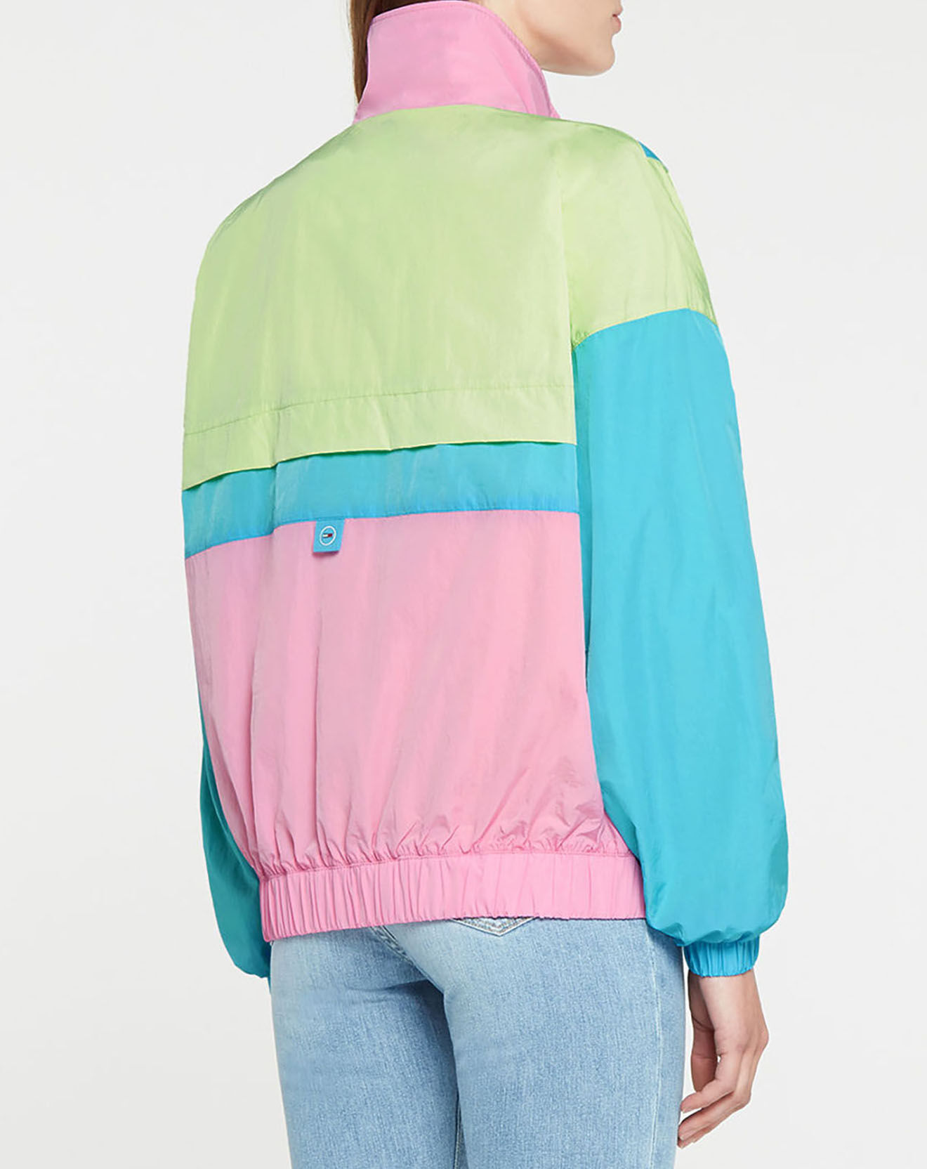 Tommy Jeans Coupe-vent colorblock zip through multicolore