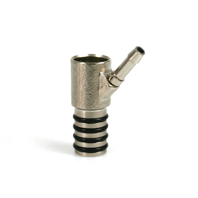Benzindüsenadapter für Gaszufuhr mit 4 O-Ringen L=40mm (14mm/5mm)