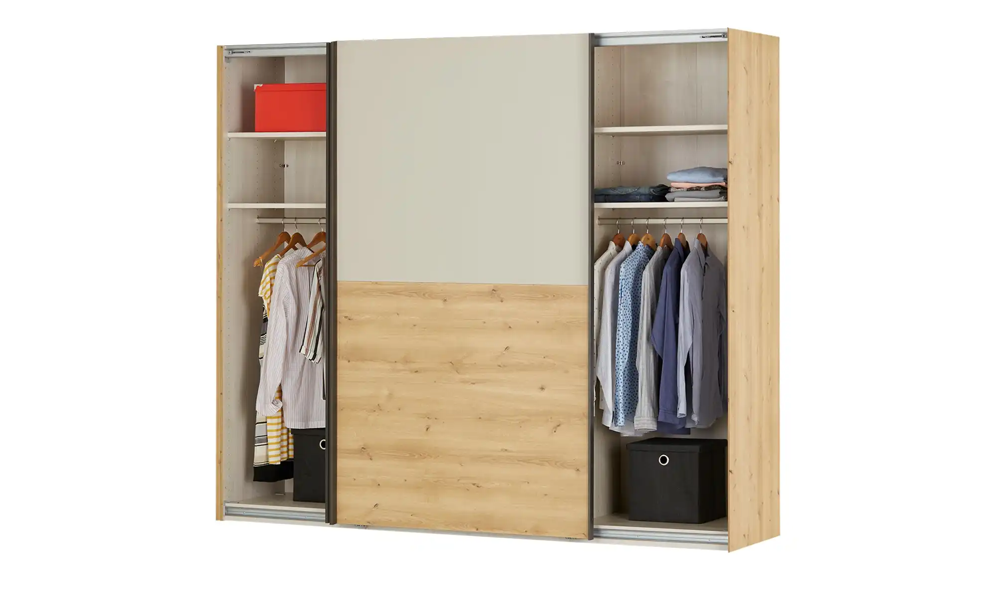 uno Schwebetürenschrank, 2-türig Riva