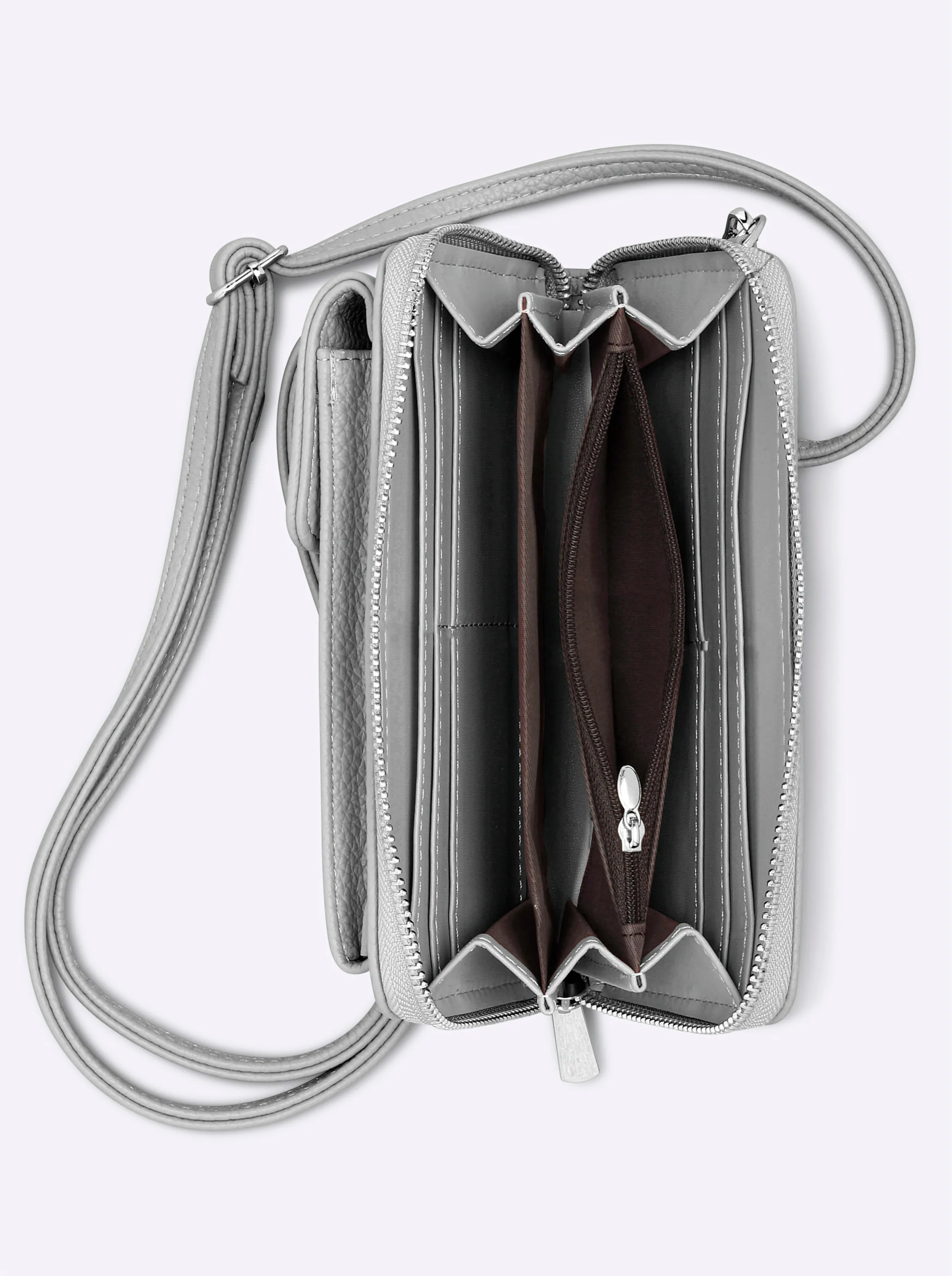 heine Handy-Tasche in silberfarben