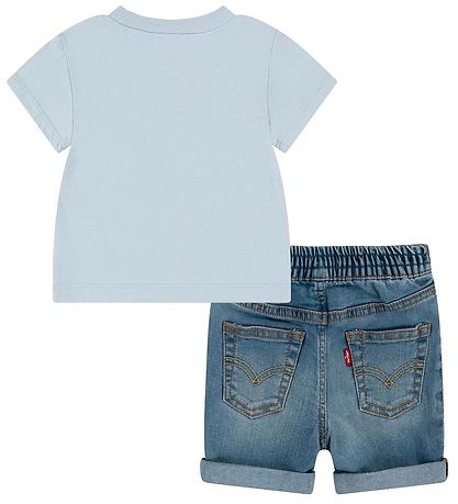 Levis S?t - T-Shirt/Shorts - Critter Stacked - NiaGrå mist
