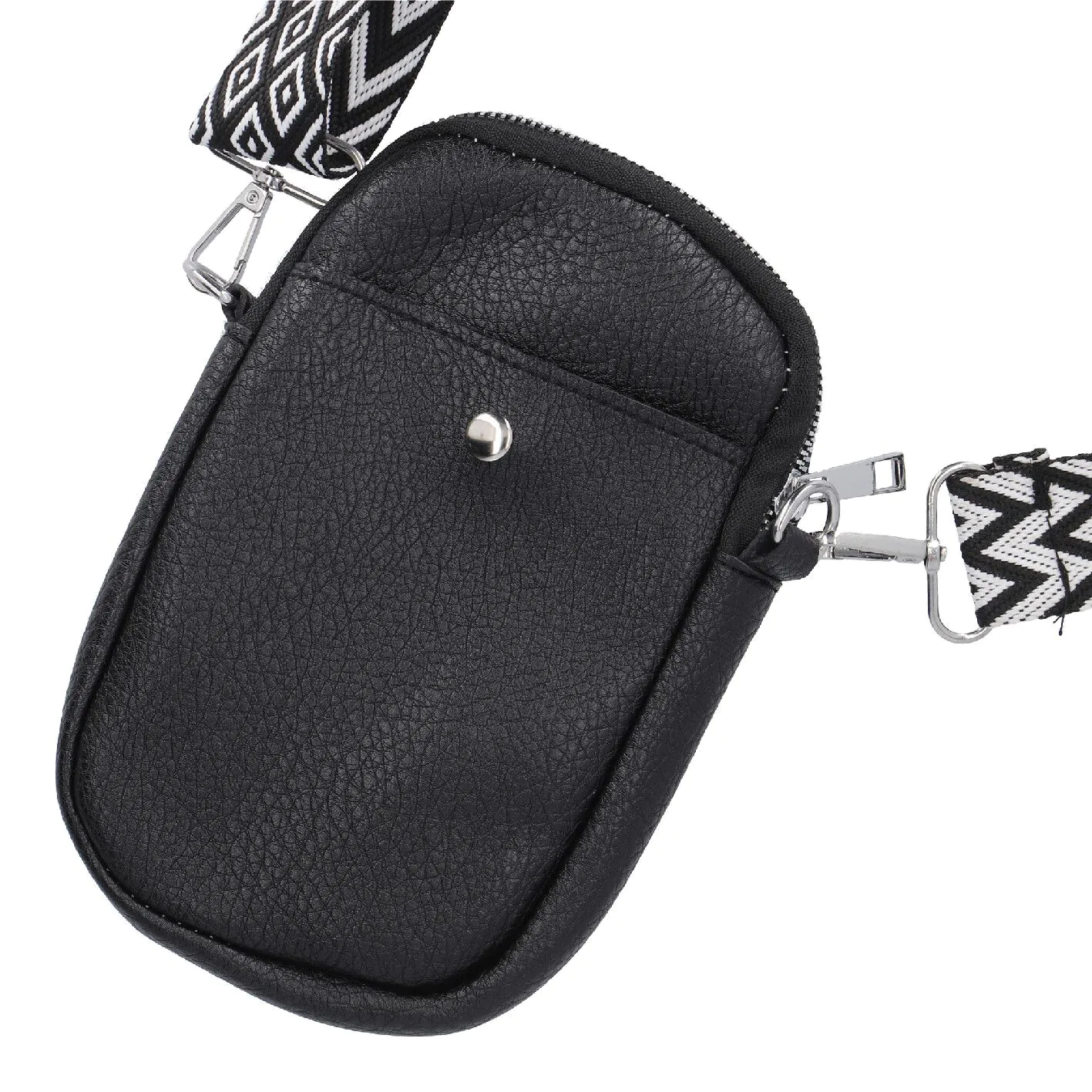 Handytasche Riemen, schwarz, 18 cm