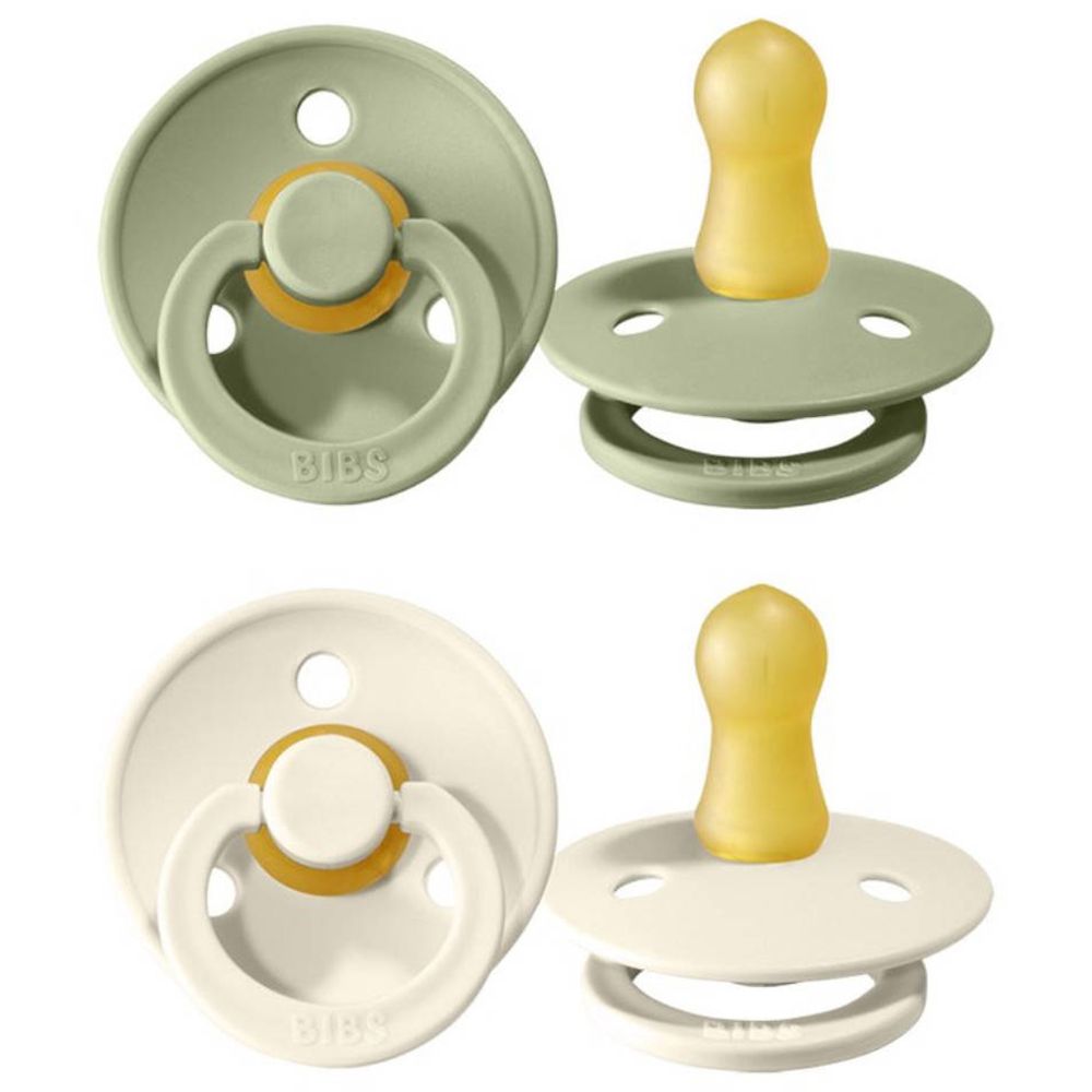 BIBS® BIBS COLOUR Salbei - Ivory 0 - 6 Monate Größe 1