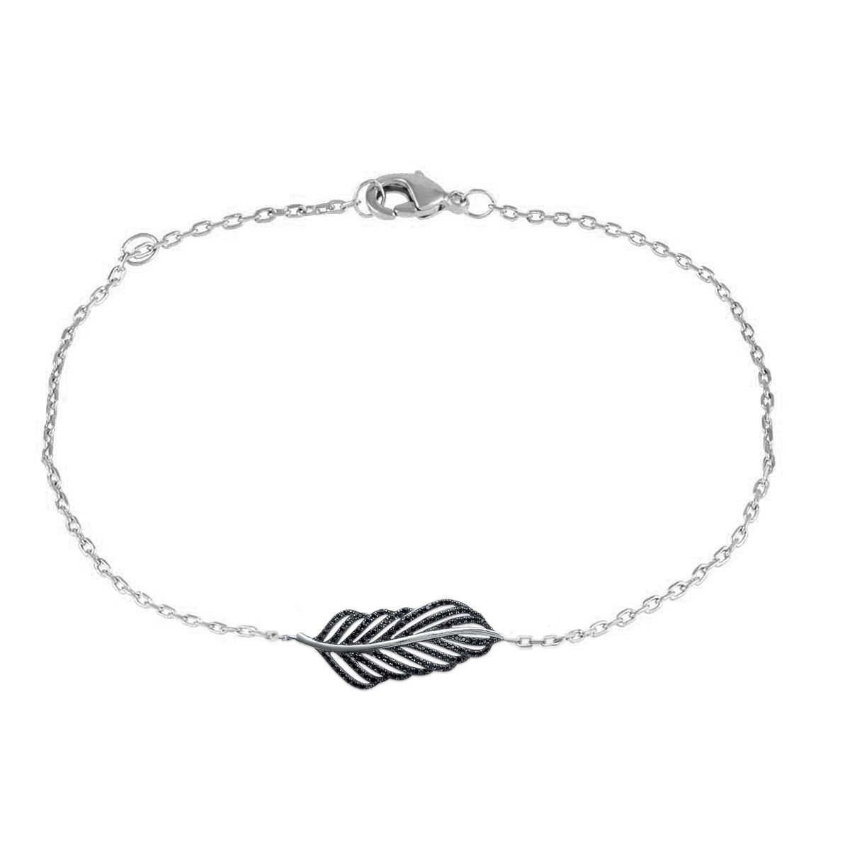 Bracelet argent femme PALME - Lorenzo R