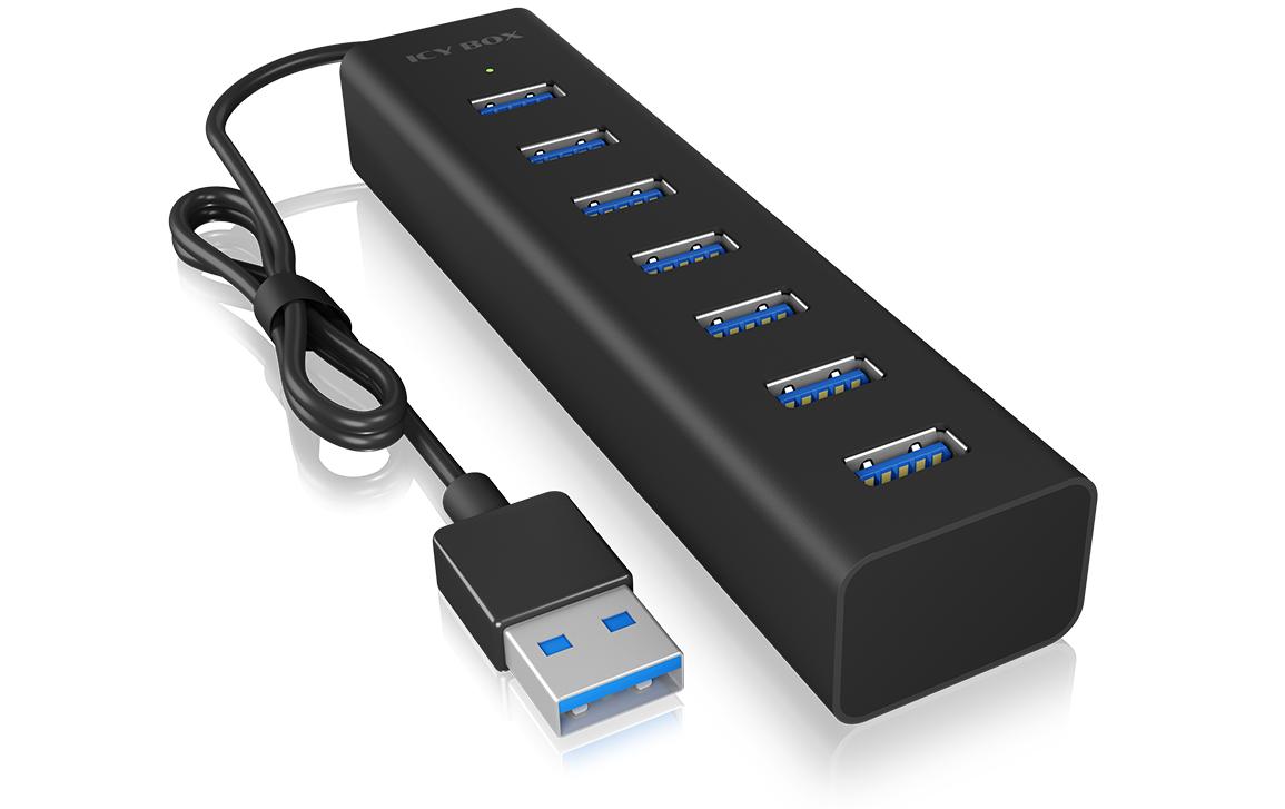 USB-Hub IB-HUB1700-U3Type-A zu 7-Port USB 3.0 Hub