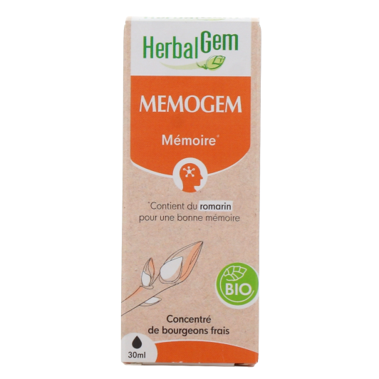 Herbalgem Memogem : soutien de la mémoire - Gemmothérapie