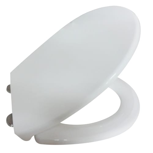 Abattant WC silencieux Rossignol plastique antibactérien blanc