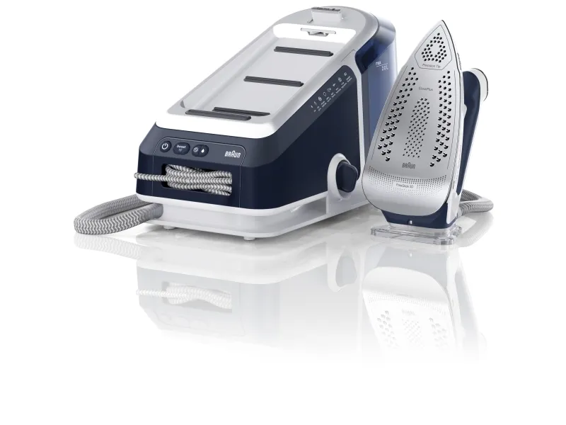 Braun CareStyle 7 Pro IS 7282 BL - Dampstrygejern med automatisk afbrydelse - såleplade: EloxalPlus FreeGlide 3D - 2700 W - blå
