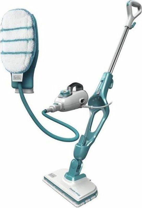 Black & Decker FSMH1351SM-QS Stoommop - 0.5L - 1300W - Zwart