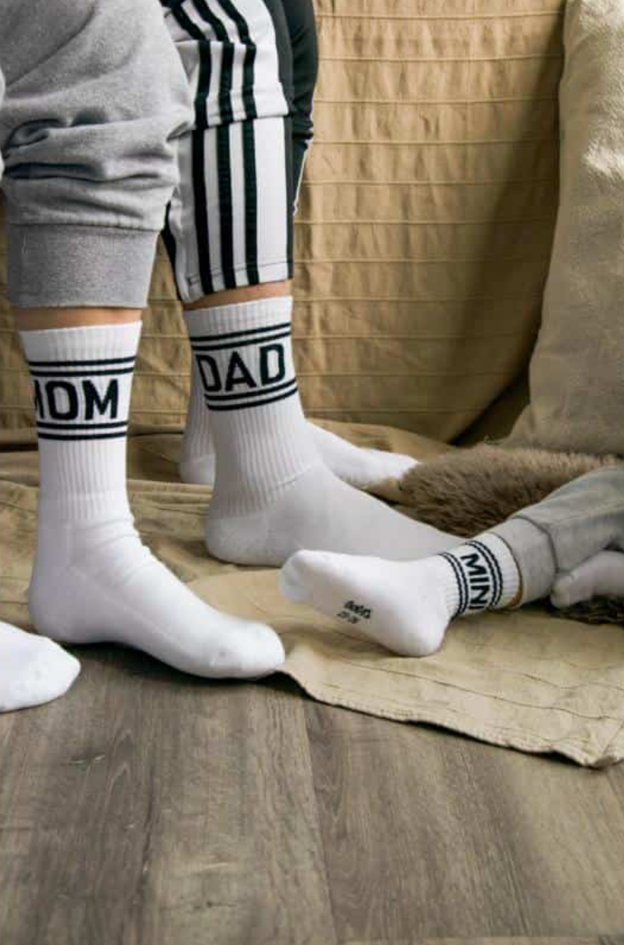 Ewers Ewers sokken DAD zwart/wit
