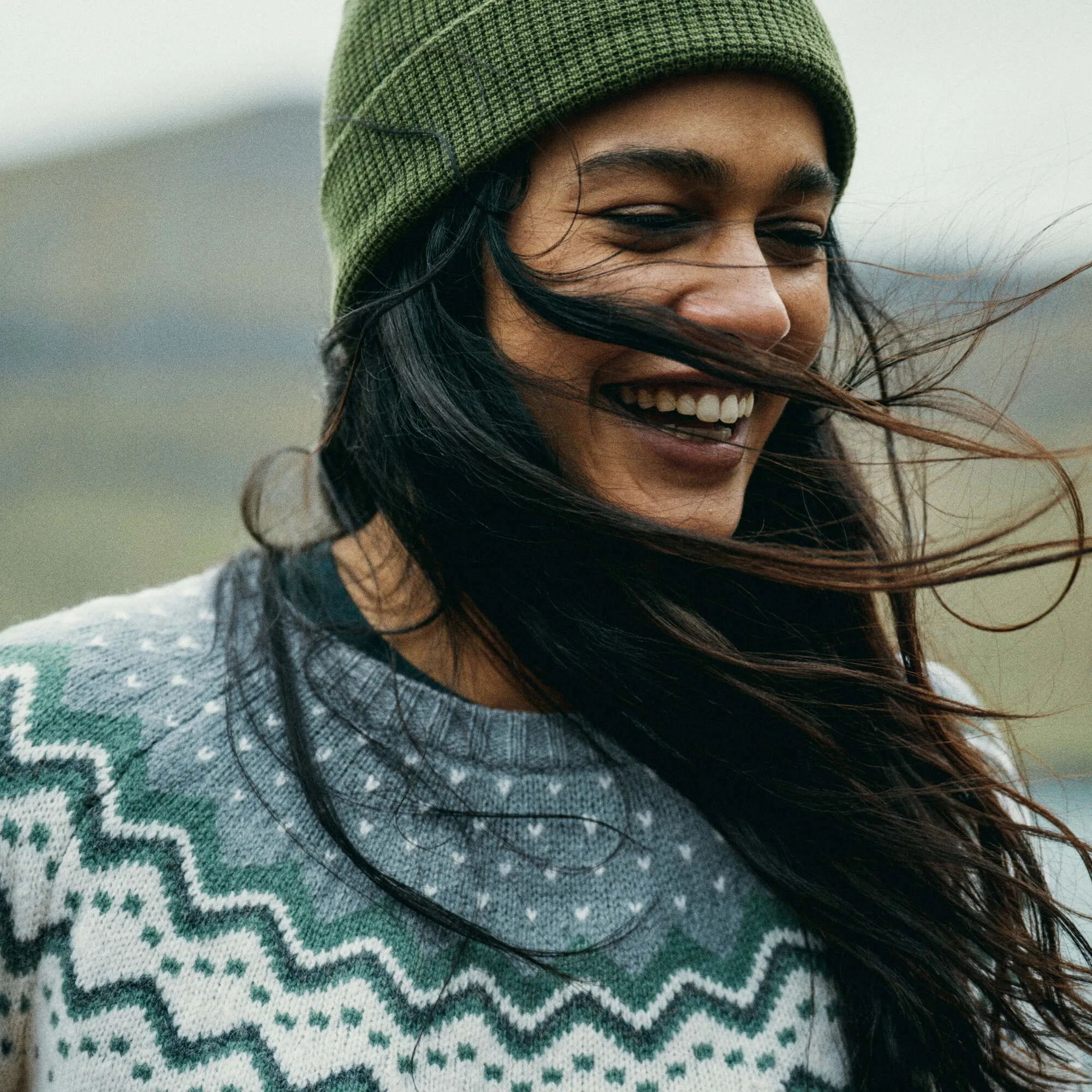 Fjällräven Women's Övik Knit Sweater Deep Forest