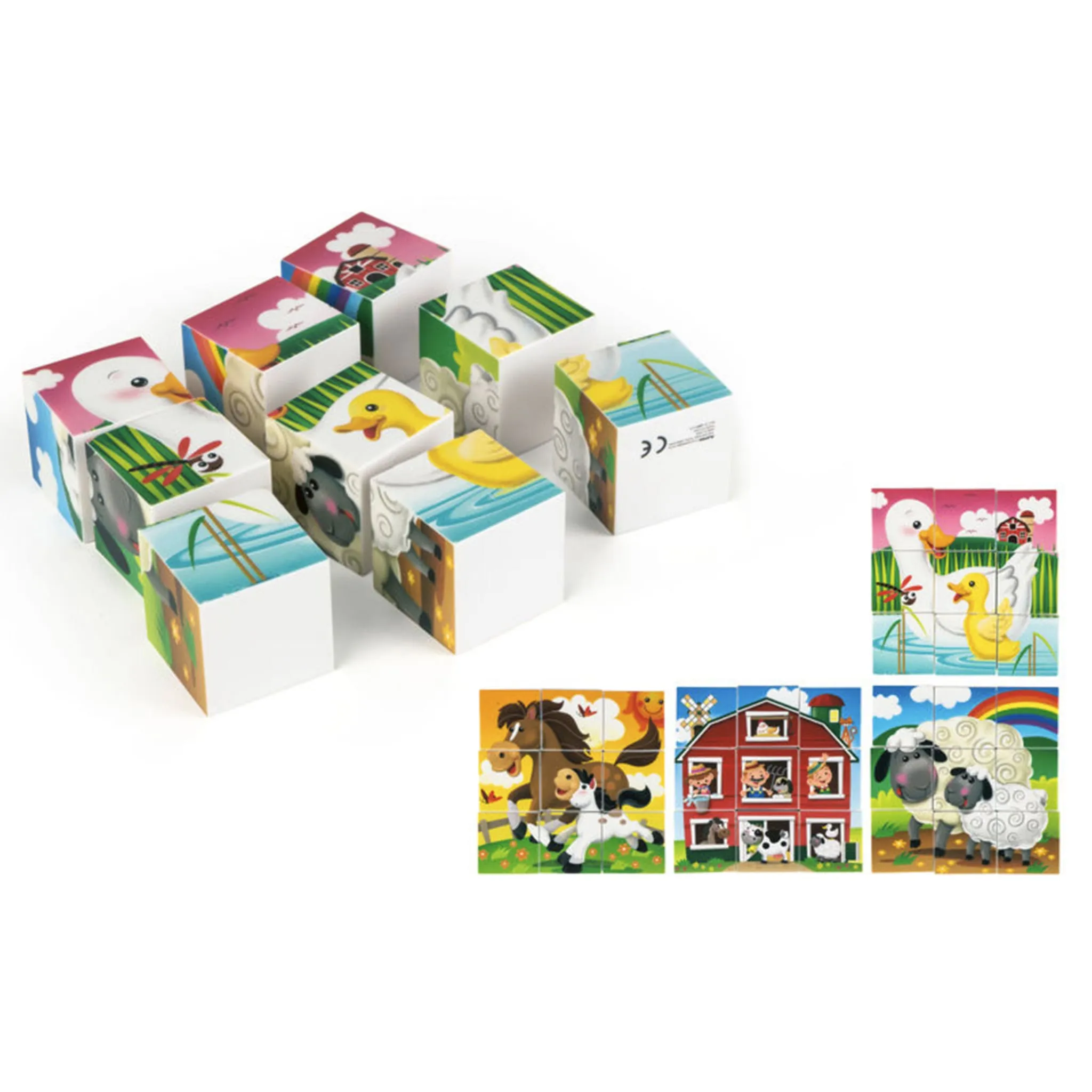 Pako Casse Tête Cubes Ferme