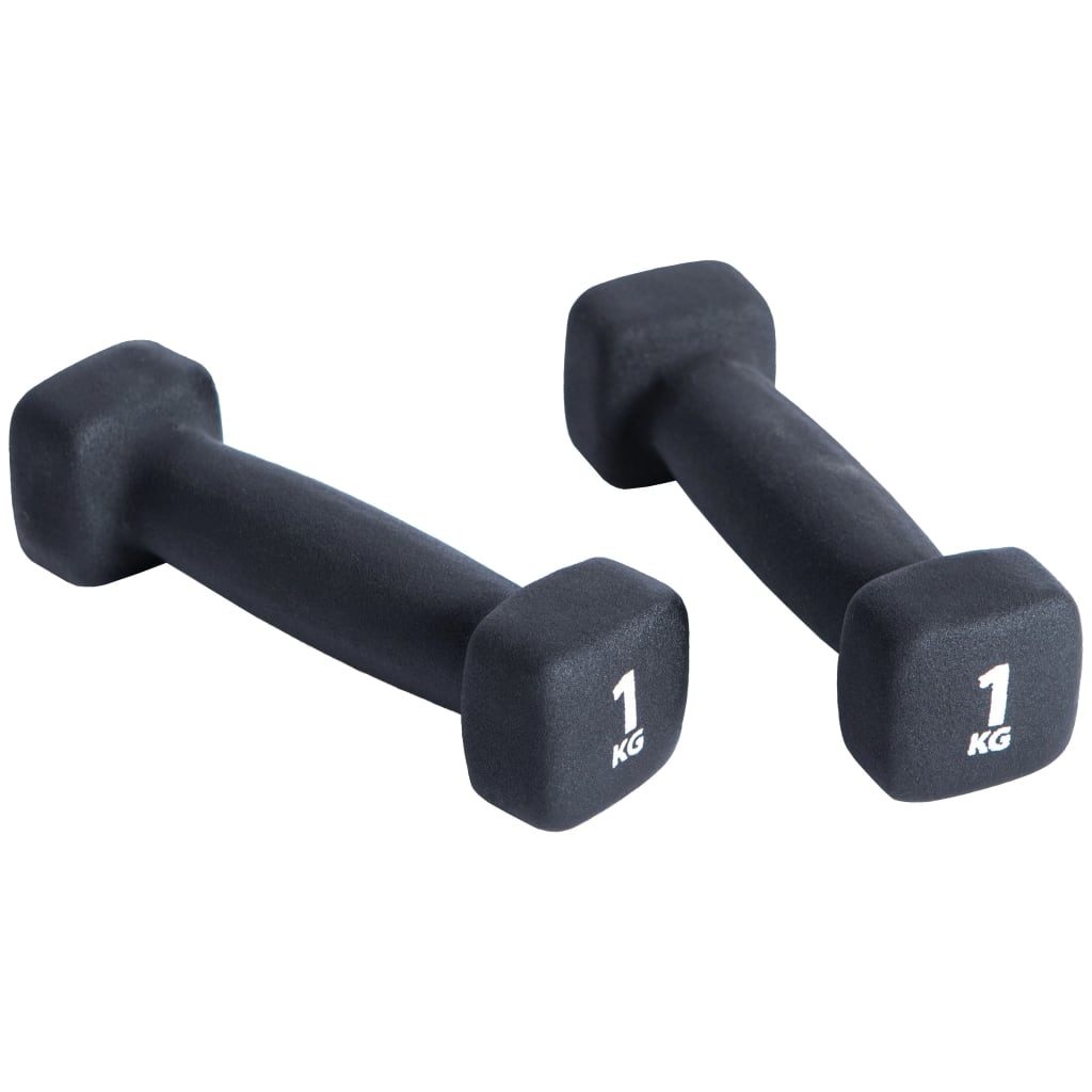 Conjunto de halteres de neoprene Pure2improve, 2 unidades de 1 kg