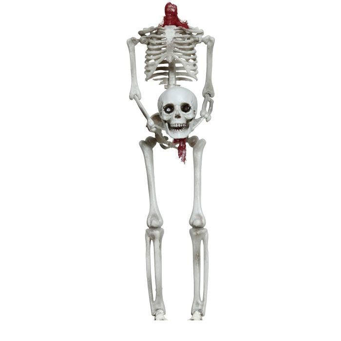 Halloween Skelet Zonder Hoofd 37cm