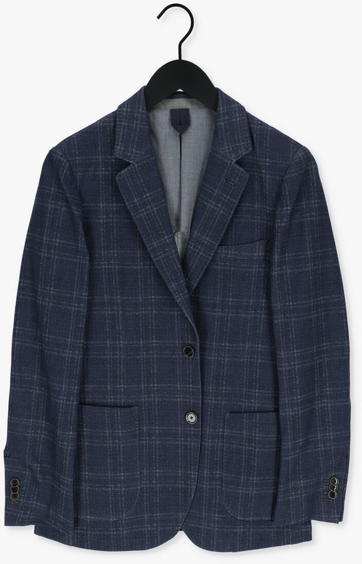 PROFUOMO donkerblauwe profuomo colbert jacket knitted ch