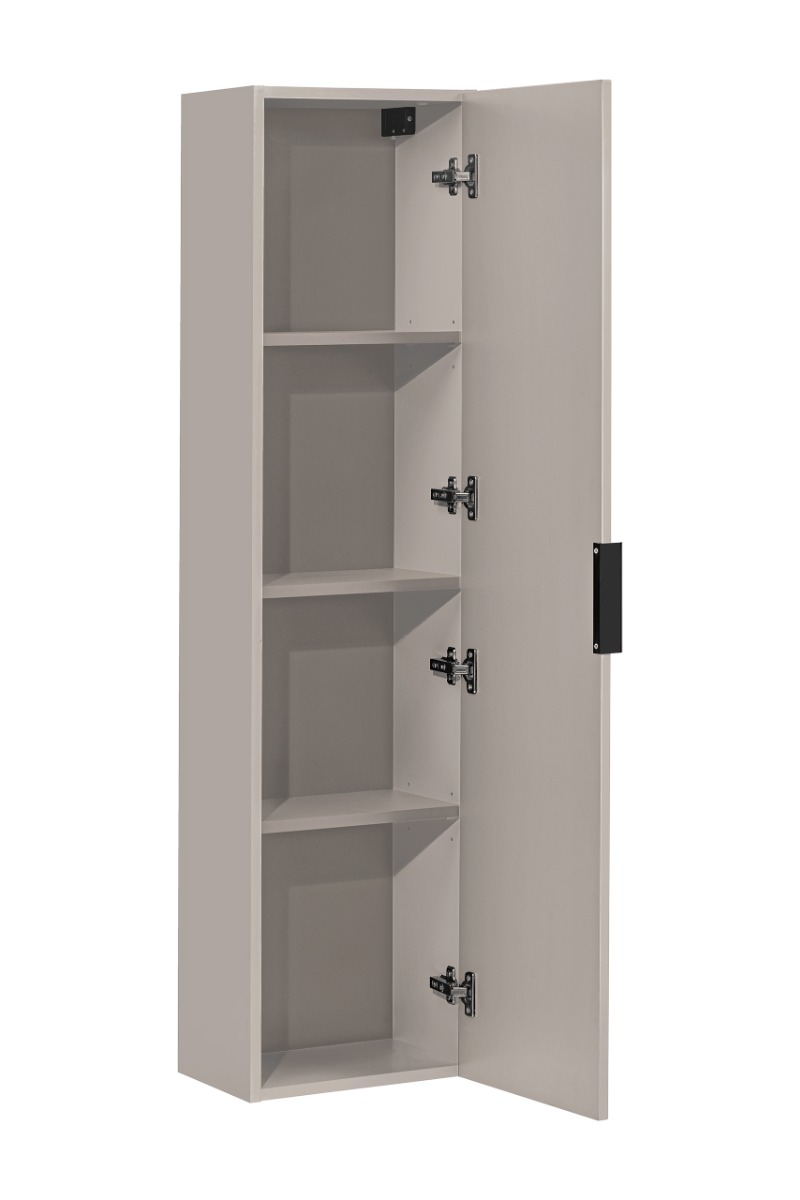 Comad Adele Cashmere kolomkast met ribbelfront 35x25x140cm taupe
