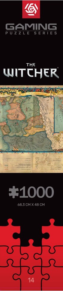 Good Loot - Gaming Puzzle: The Witcher 3 The Northern Kingdoms Puzzles - 1000