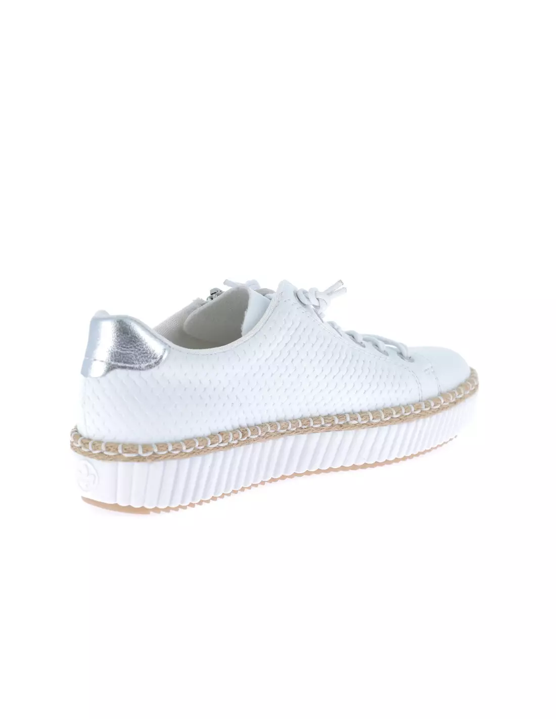 RIEKER M29402 80 - Baskets Weisssilber