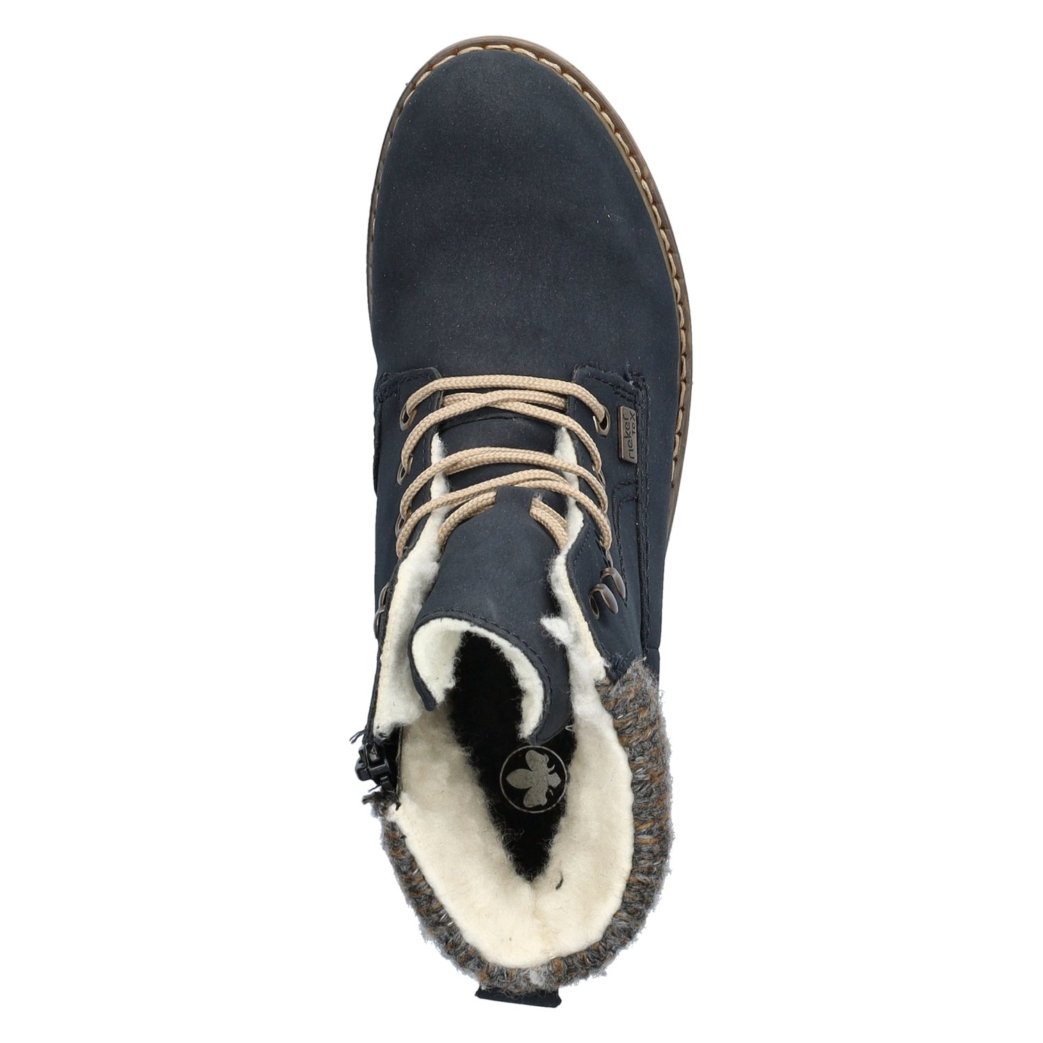 dames veterboot Rieker Blauw