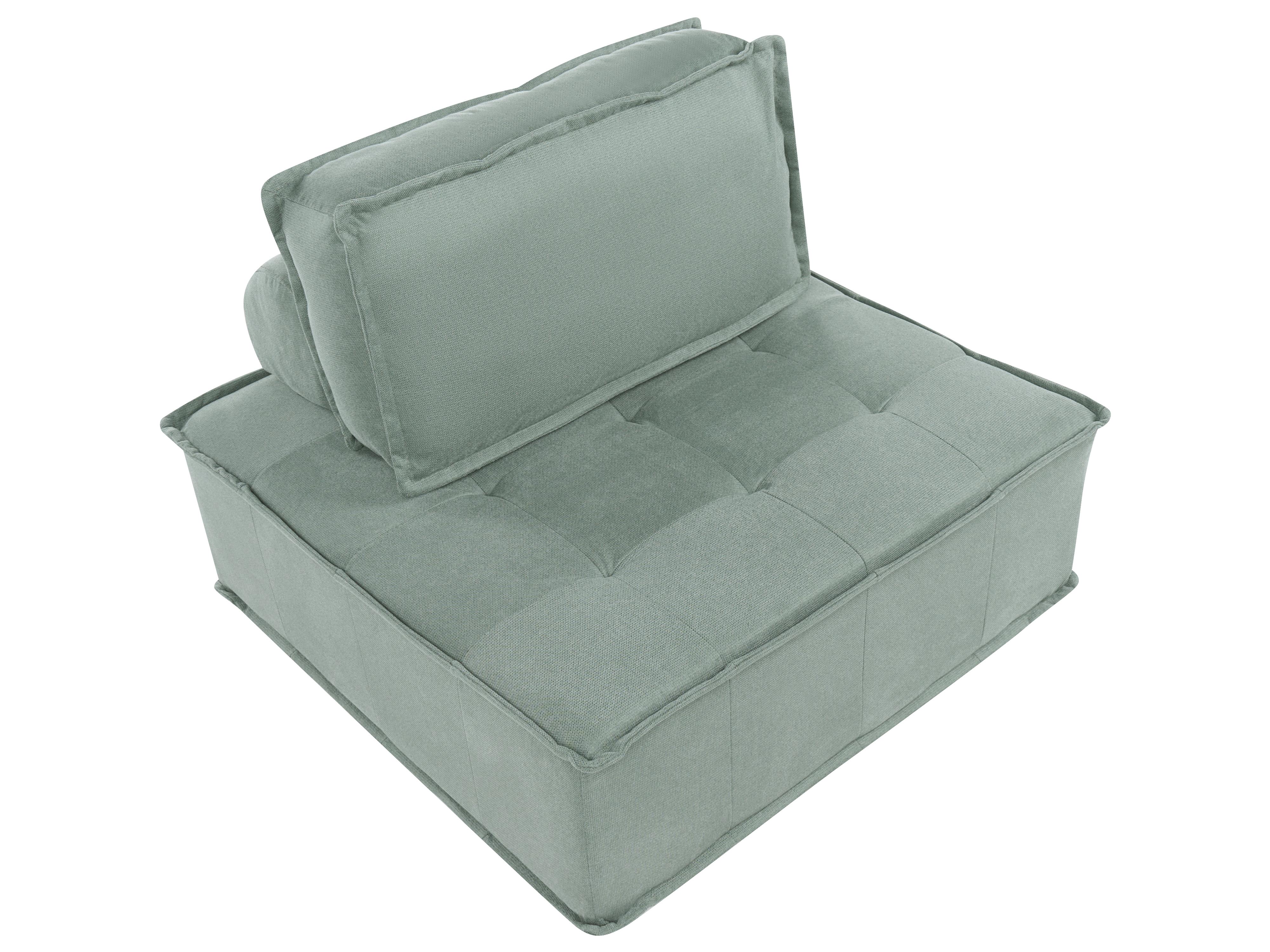 Modulaire bank 2-zits TIBRO Stof Lichtgroen