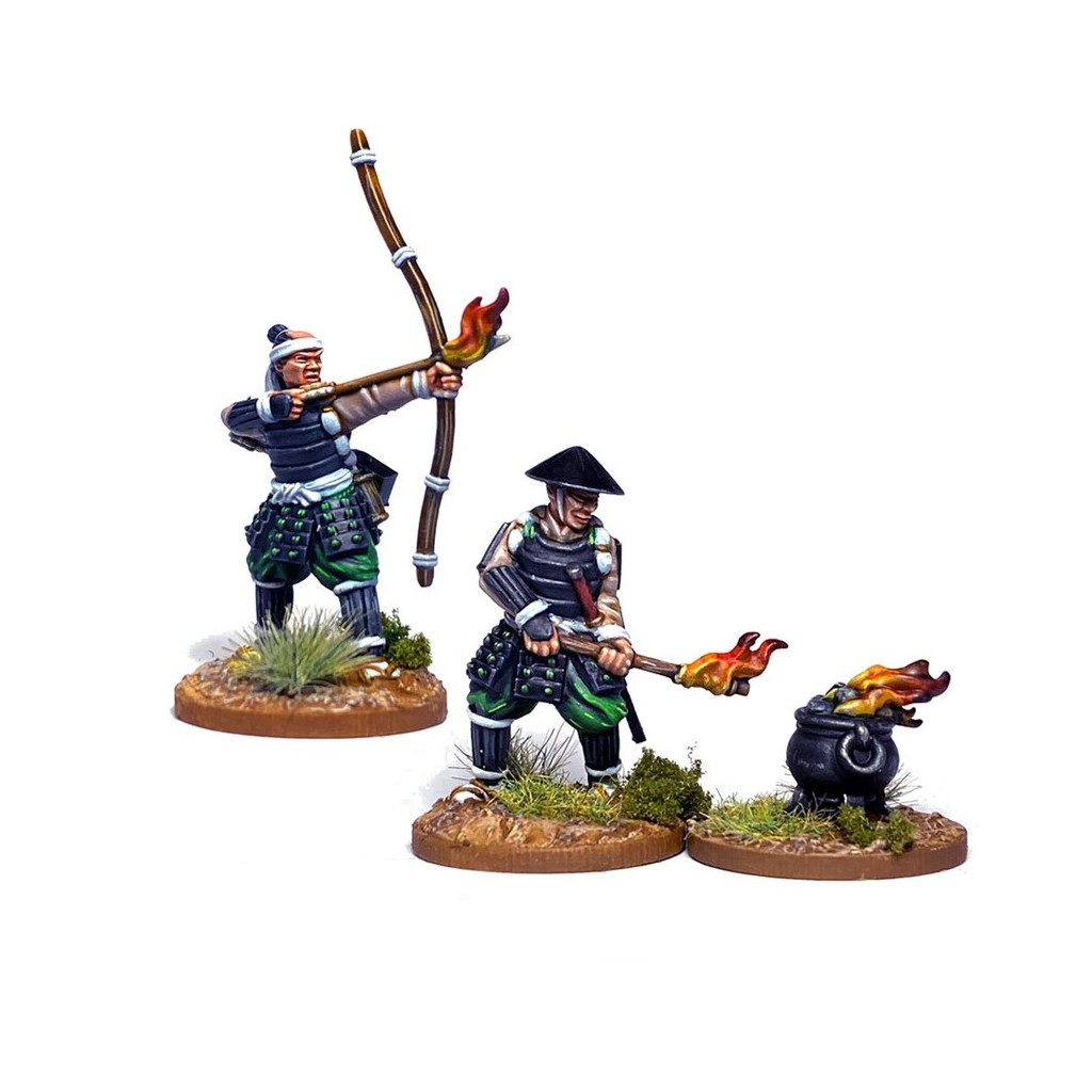 Test of Honour: Ashigaru with Fire Arrows and Flaming Torch
