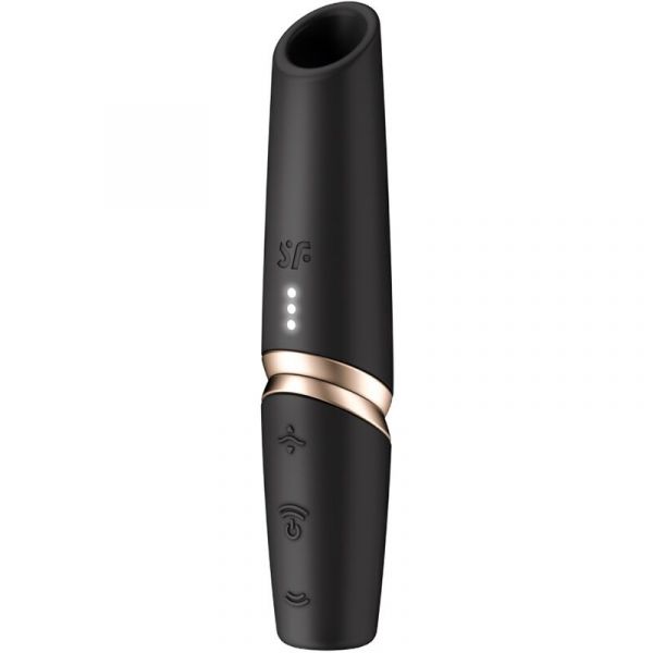 Satisfyer Estimulador de Clitóris Perfect Kiss Wave Preto / Dourado