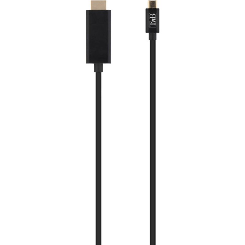 T'nB HDMIUSBC câble vidéo et adaptateur 2 m HDMI Type A (Standard) USB Type-C Noir
