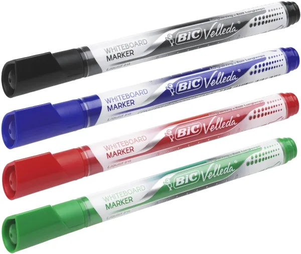 BIC Velleda Pocket Whiteboard Penne med Bred Rund Spids - Grøn - (12 stk.)