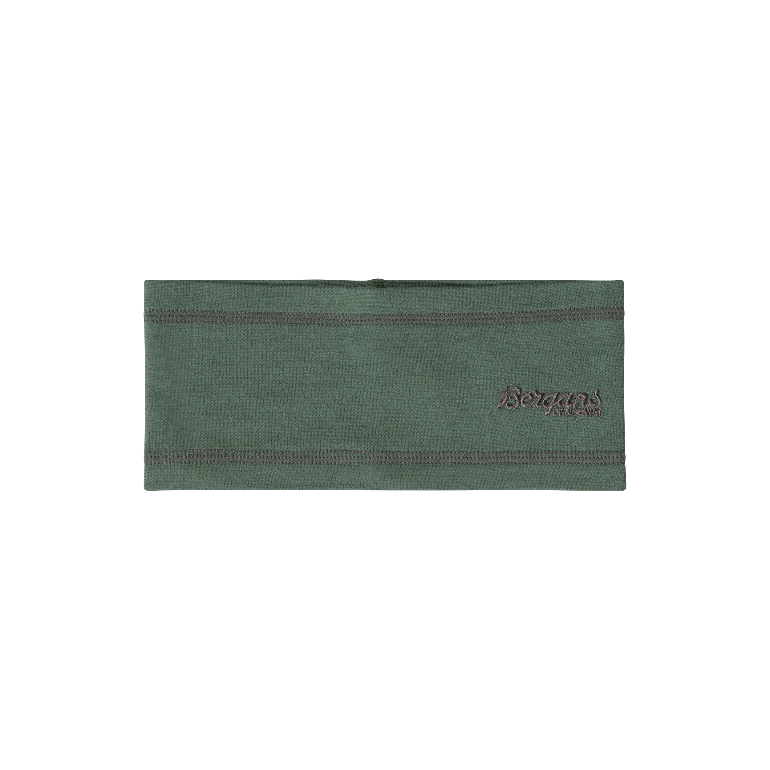Bergans Wool Junior Headband Dark Jade Green