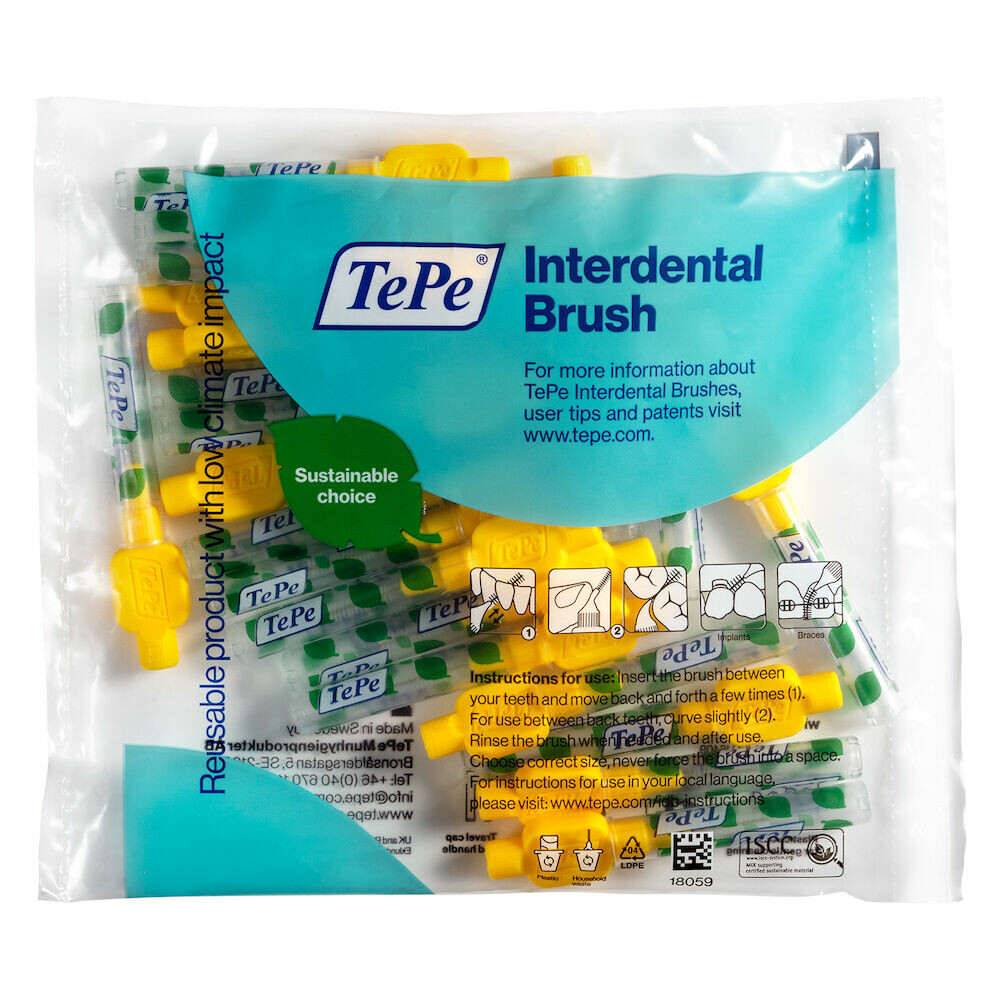TePe Interdentale Ragers Original 0,7 mm Geel20 stuks