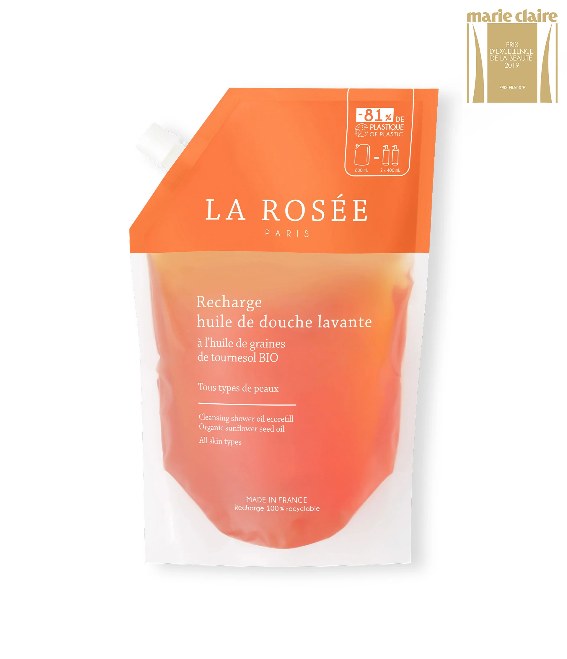 Recharge Huile de douche lavante