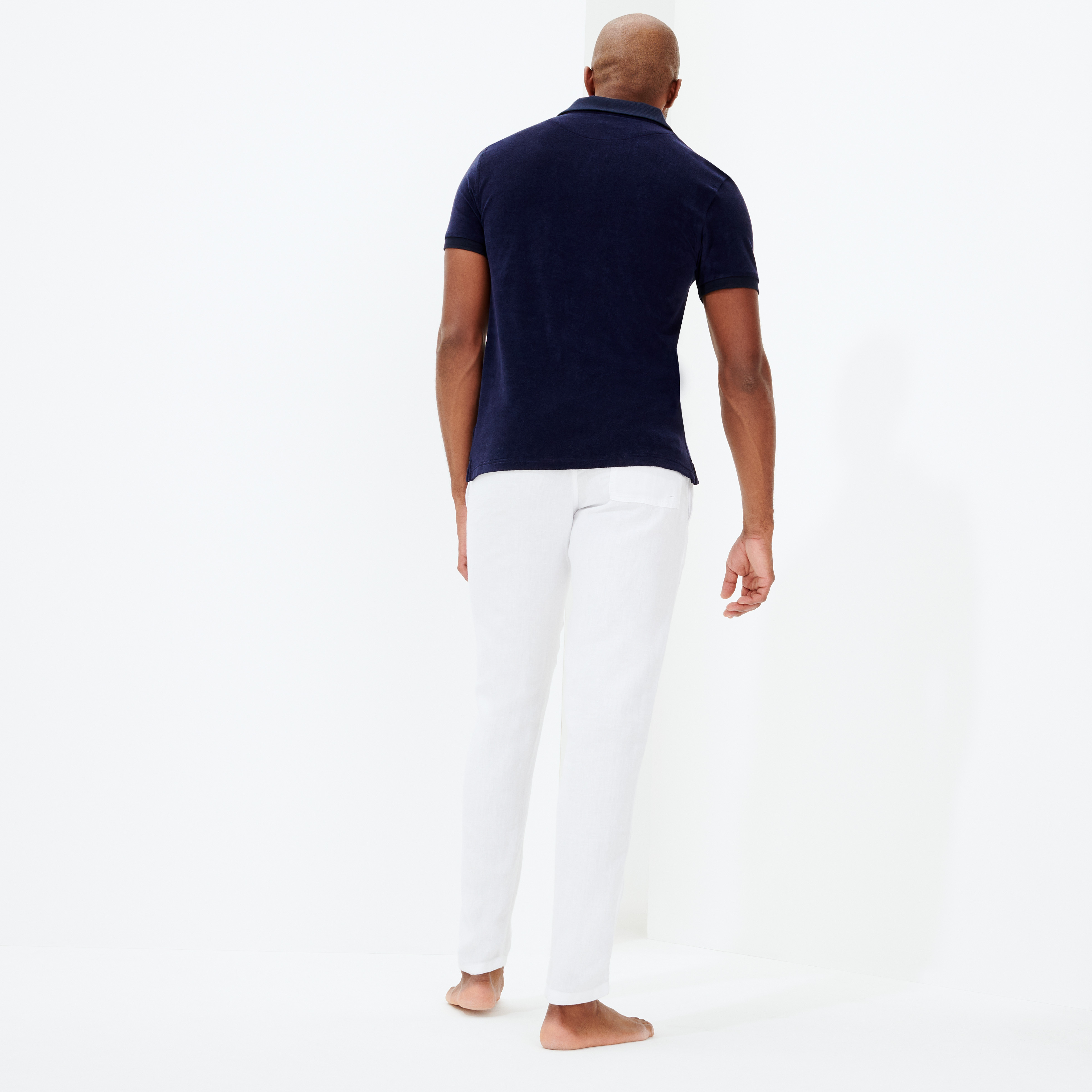 Pantalon en Lin homme uni | Site Vilebrequin | PAHE9U01